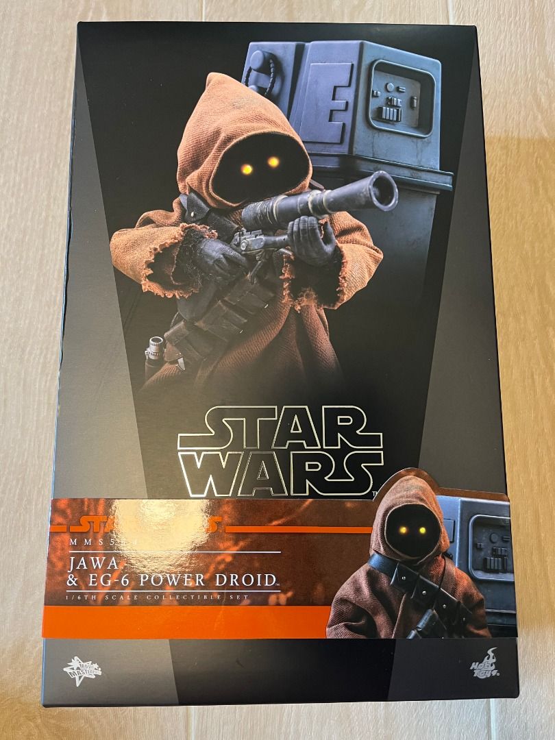 全新 開Check Hottoys MMS554 Starwars EPISODE IV A NEW HOPE JAWA EG 6 MMS 554 Hot toy STAR WARS