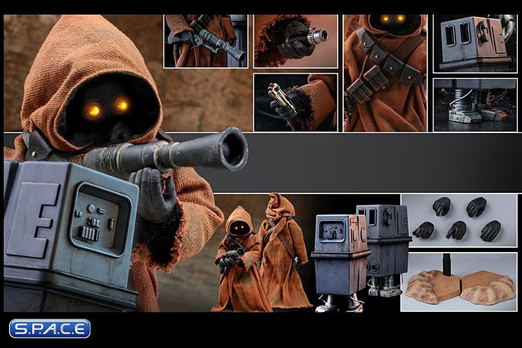 全新 開Check Hottoys MMS554 Starwars EPISODE IV A NEW HOPE JAWA EG 6 MMS 554 Hot toy STAR WARS