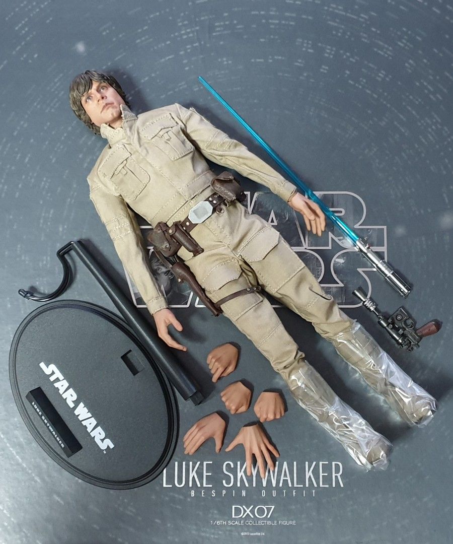 Hot Toys DX07 Luke Skywalker Bespin Outfit Clean Version Only Hobbies Toys Toys Games On