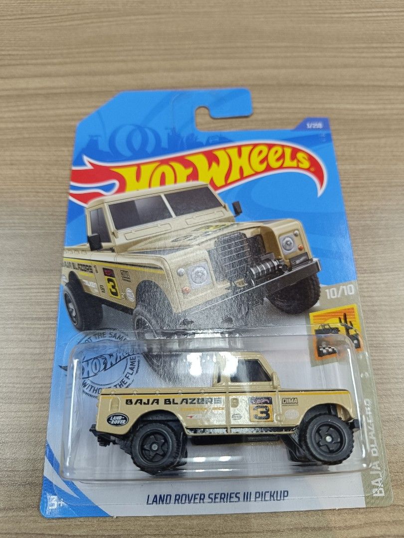 Hot Wheels Land Rover Series III Pick Up Toys Collectibles Mainan Di Carousell
