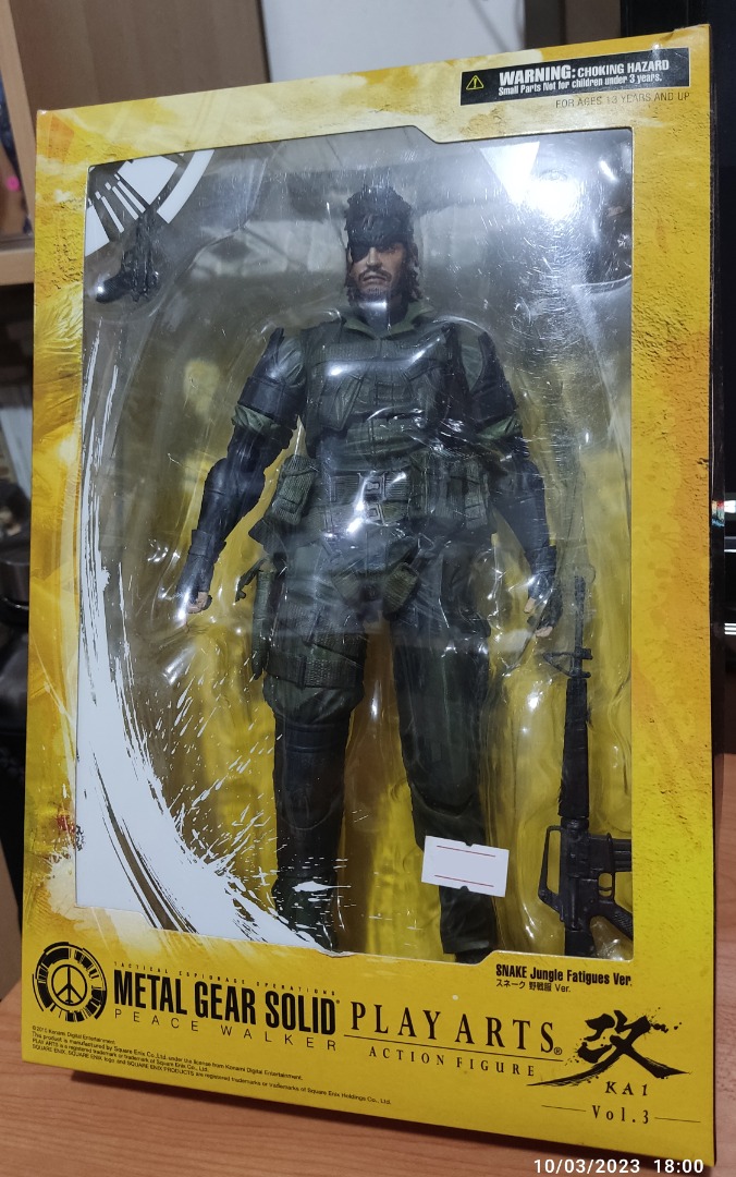 Naked Snake Jungle Fatigues Play Arts Kai Metal Gear Solid Peacewalker Hobbies Toys Toys