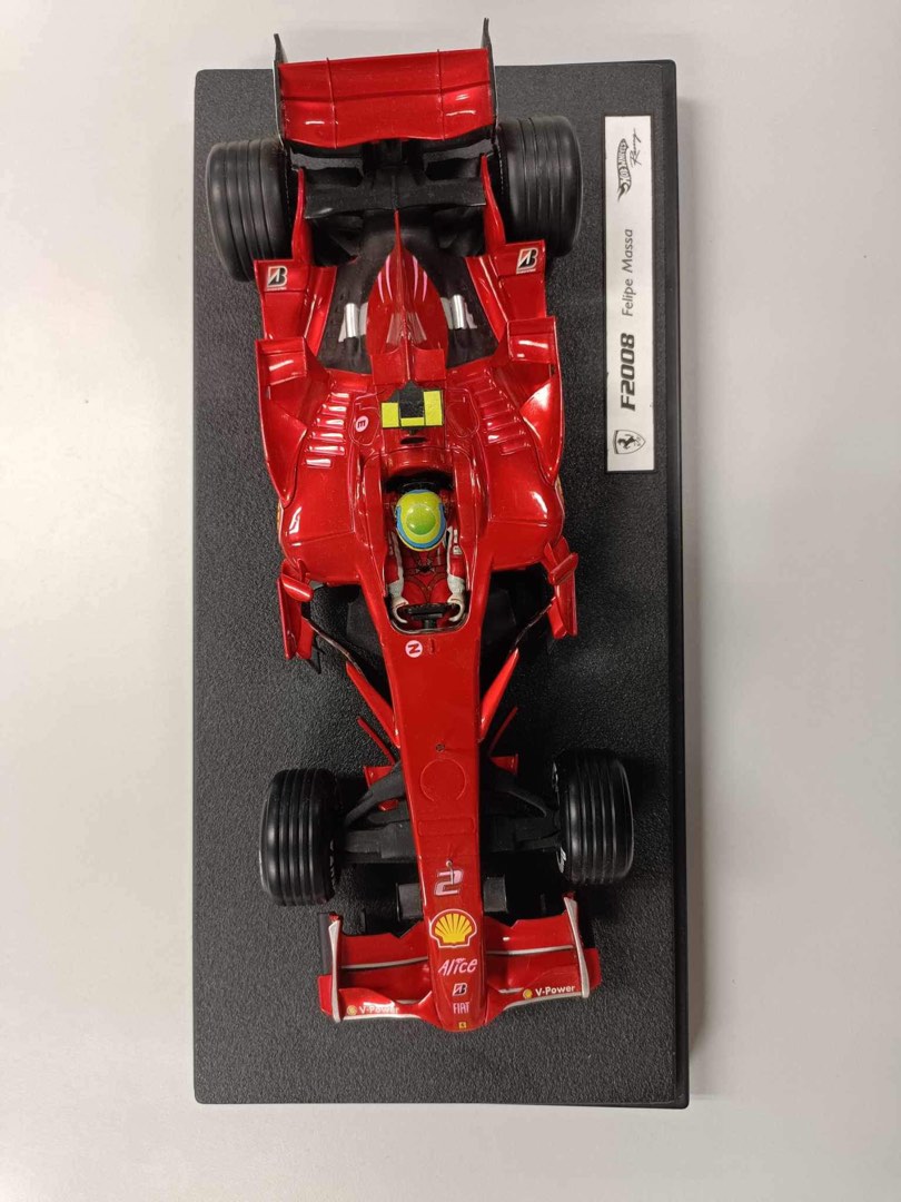 Hot Wheels Racing 1 18 F1 Ferrari F2008 Felipe Massa Hobbies Toys Toys Games On Carousell