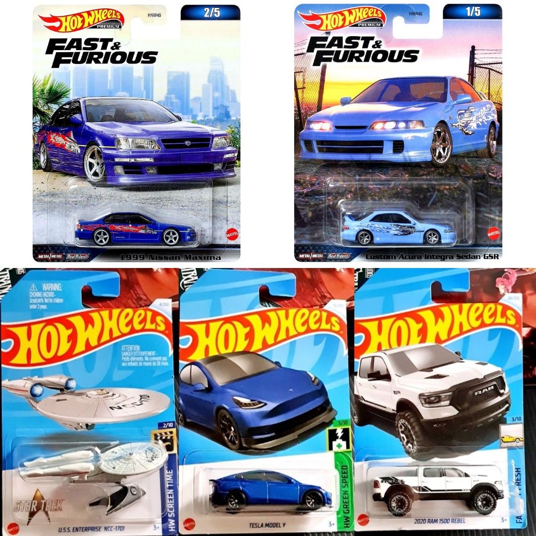 Hot Wheels Premium Fast Furious Custom Acura Integra Sedan Gsr