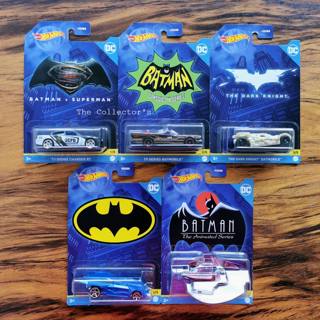 Hot Wheels Batman Series Mix Set Of Hobbies Toys Toys Games On Carousell