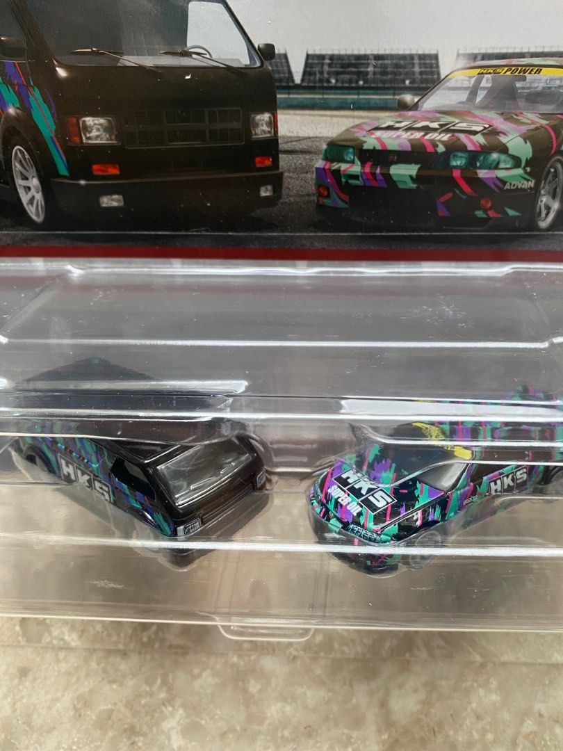 Hot Wheels Premium 2 Pack Nissan Skyline GT R BCNR33 And MBK Van Hobbies Toys Toys Games