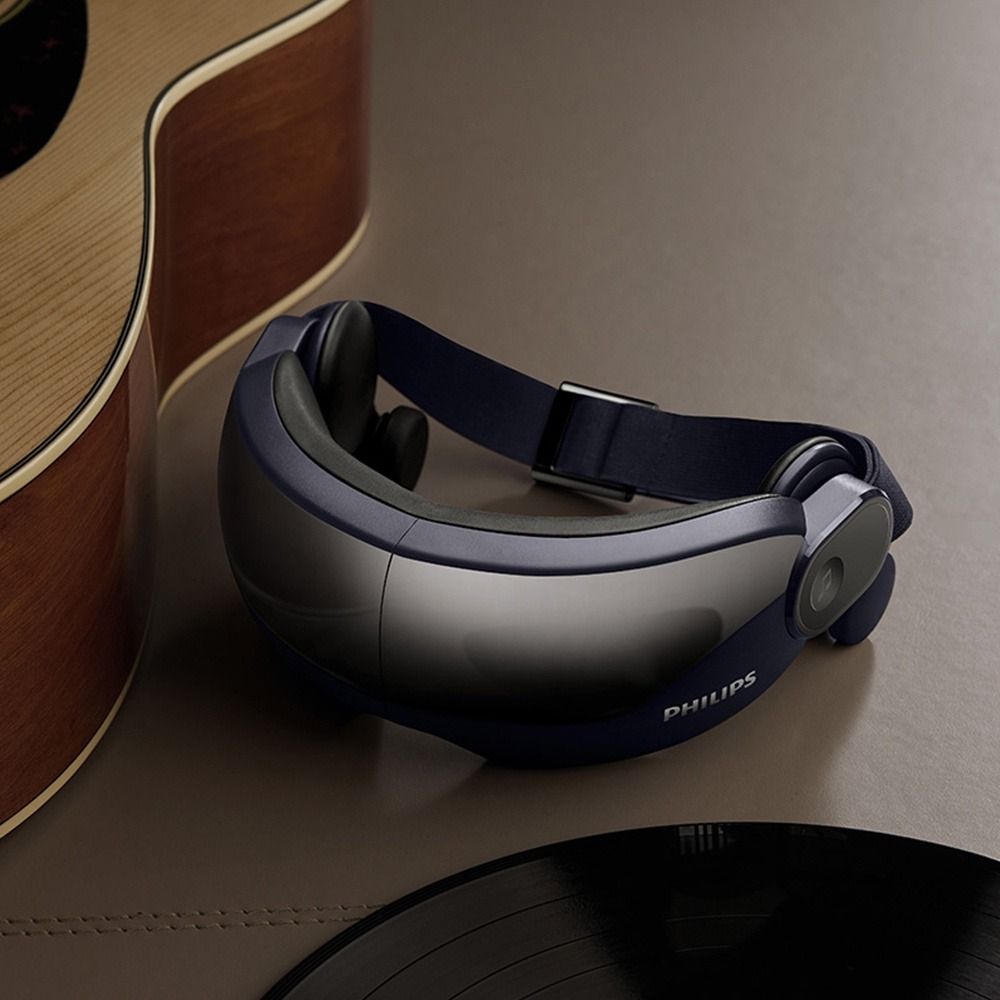 Philips Ppm Eye Massager Hot Compress Airbag Press Eye Mask Bluetooth Bone Conduction Music