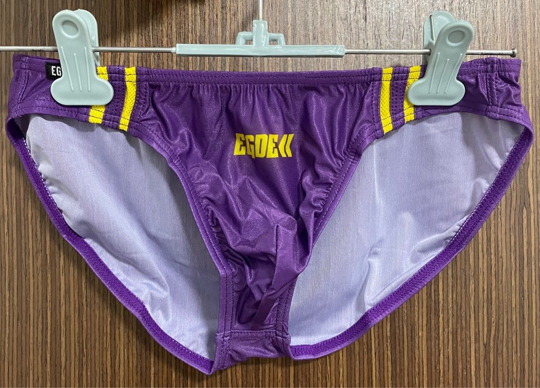 Egde Breeze Super Low Rise Bikini Purple Men S Fashion Bottoms New Underwear On Carousell