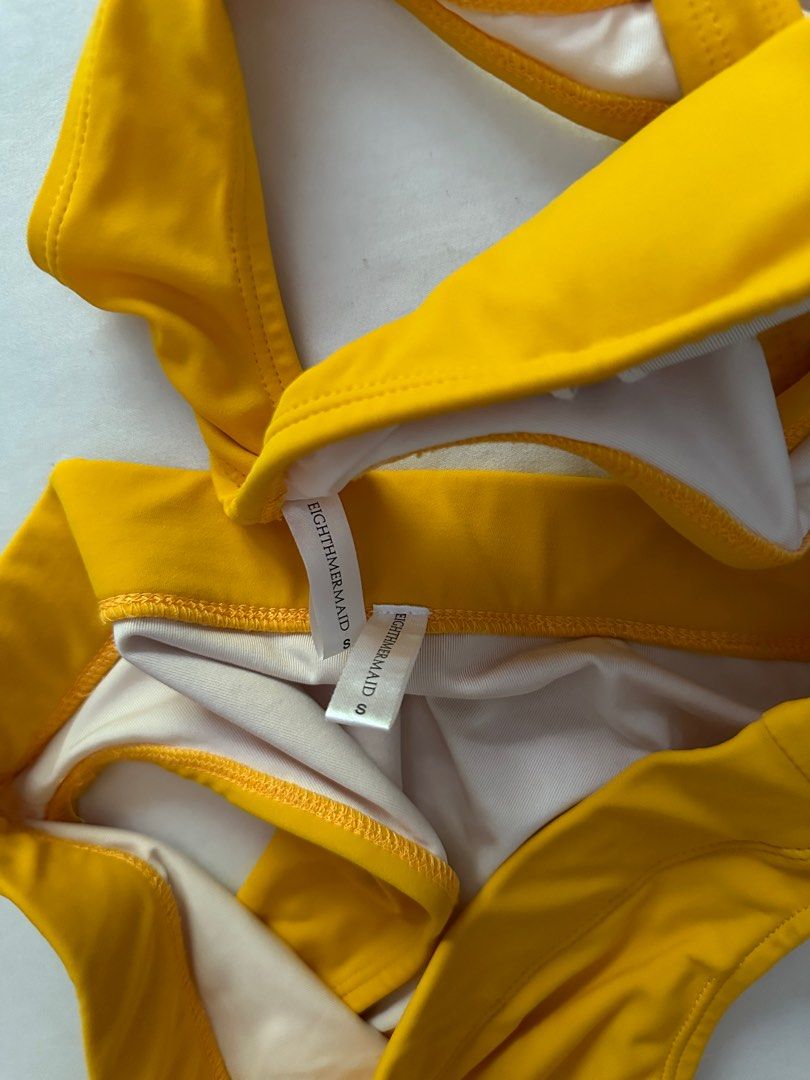 Eighth Mermaid Yellow Bikini Women S Fashion Swimwear Bikinis