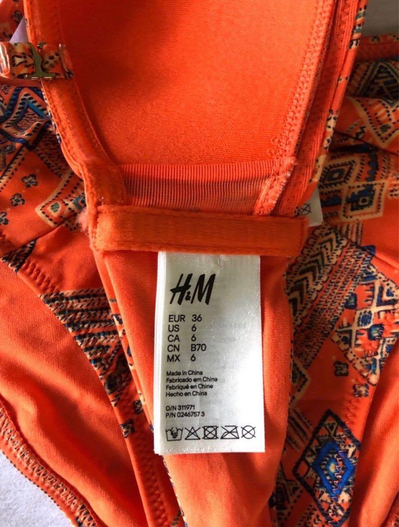 H M Two Piece Bikini Women S Fashion Swimwear Bikinis Swimsuits On Carousell