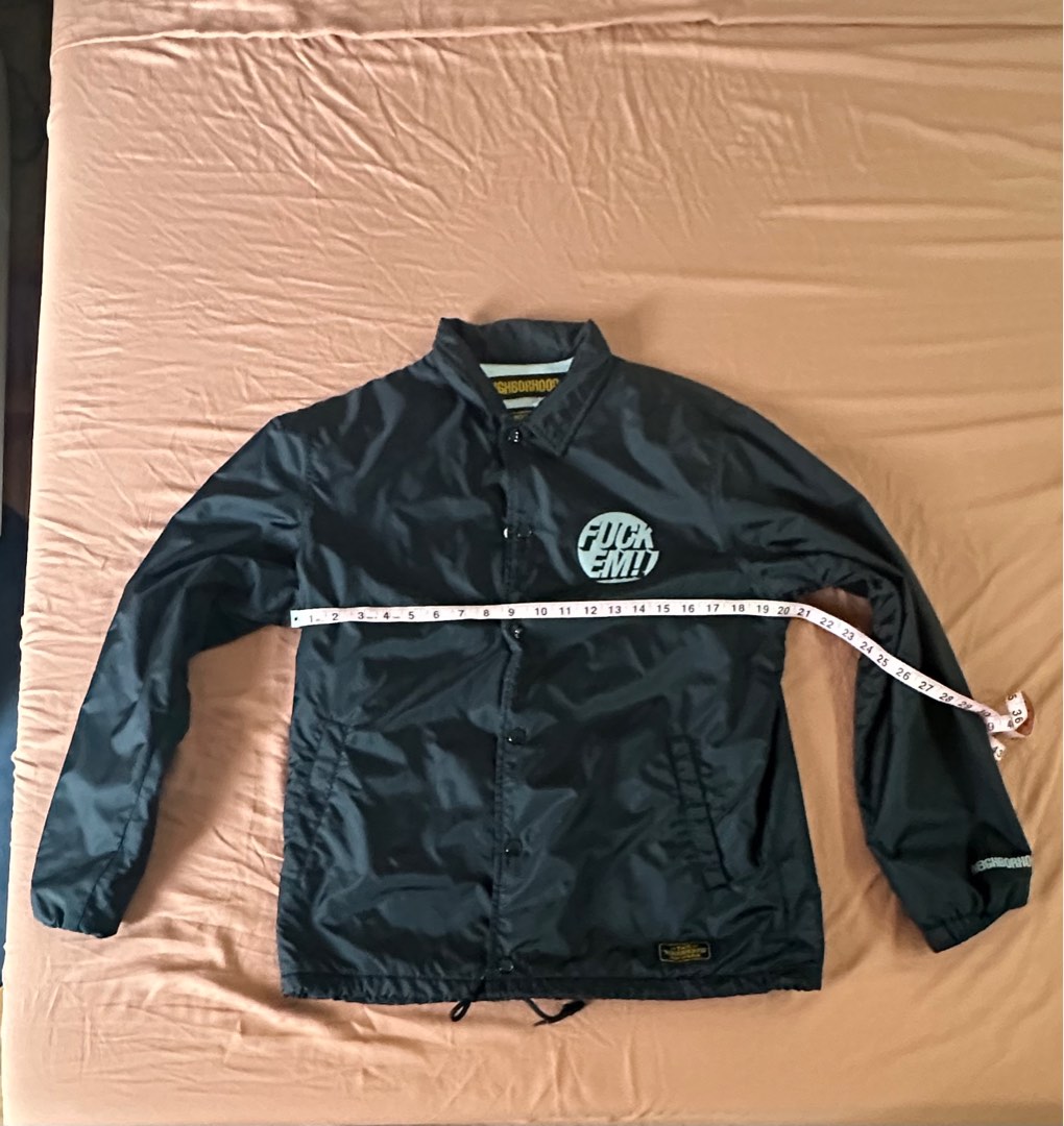 Neighborhood Fuck Em Coach Jacket Men S Fashion Coats Jackets And Outerwear On Carousell