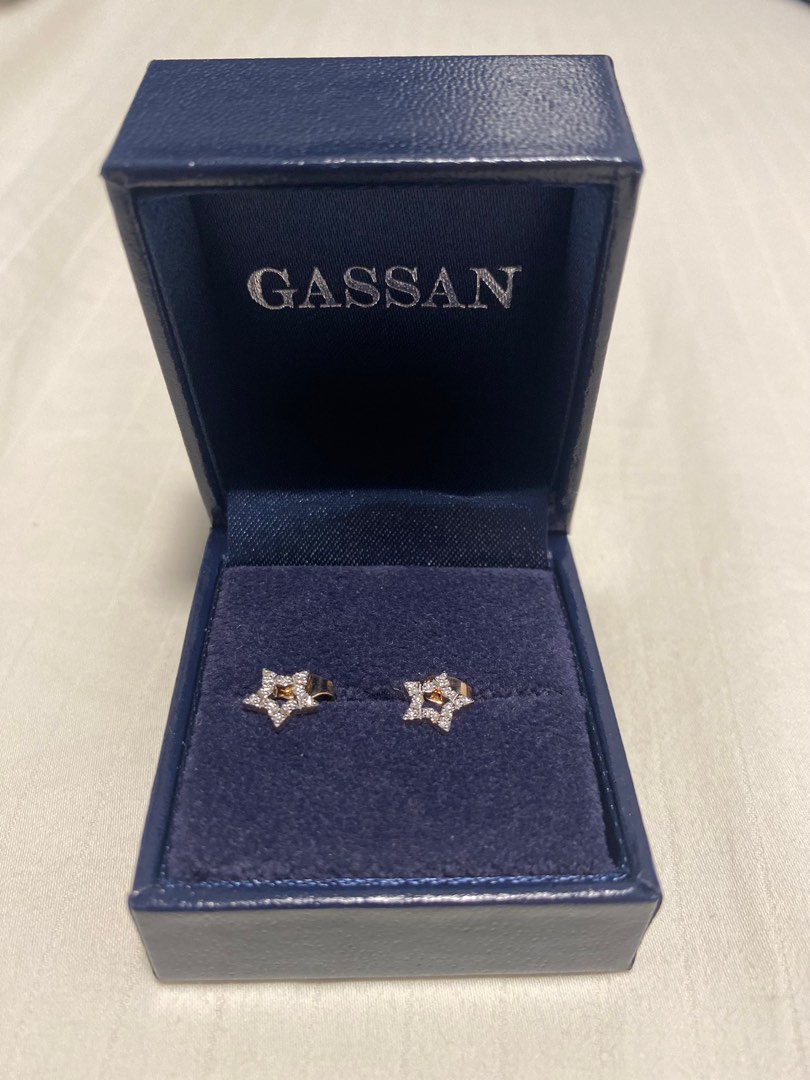 Gassan Star Shaped Earrings Luxury Women S Fashion Jewelry
