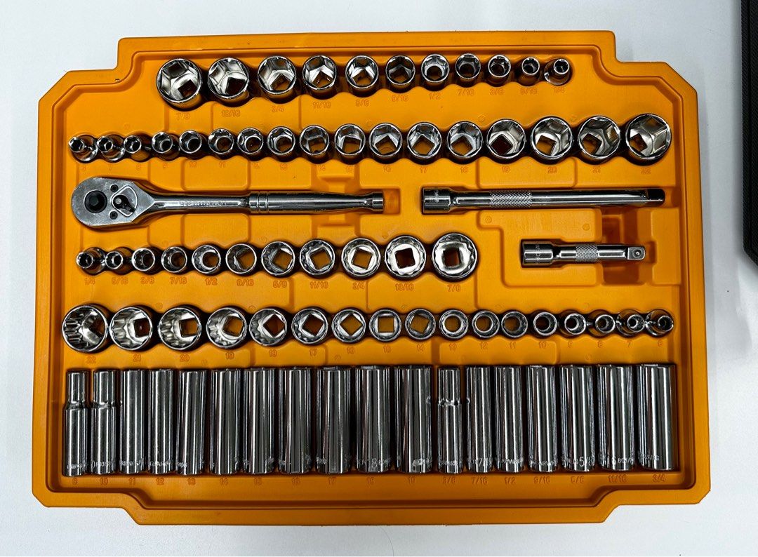 Gearwrench Piece Sae Metric Standard Deep Mechanics Tool Set