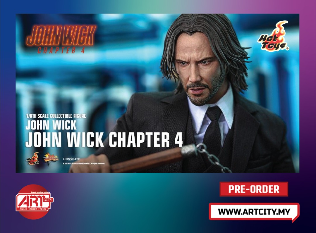 Hot Toys John Wick John Wick Chapter MMS MMS B Hobbies Toys Toys Games On