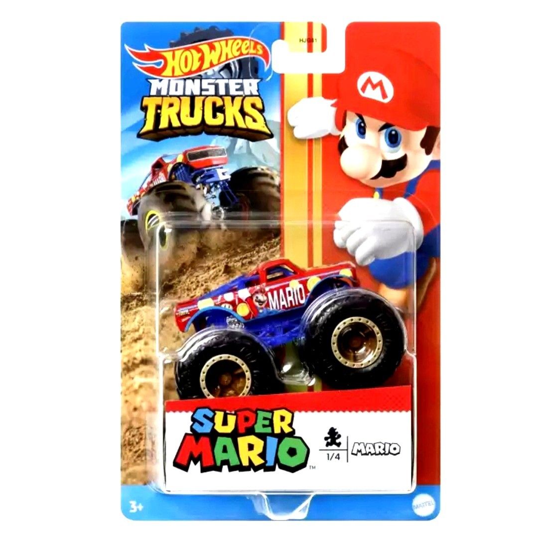 Hot Wheels Monster Trucks Super Mario Glow In The Dark GITD Bone Shaker Lego Speed Champions