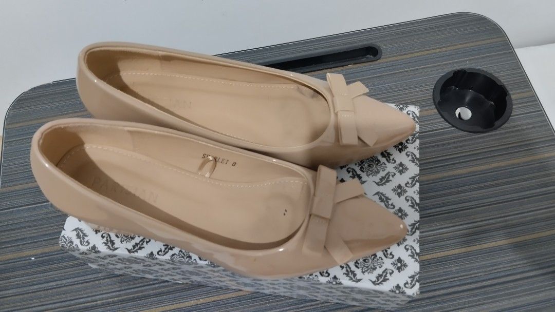Parisian Heels Block Nude Women S Fashion Footwear Heels On Carousell