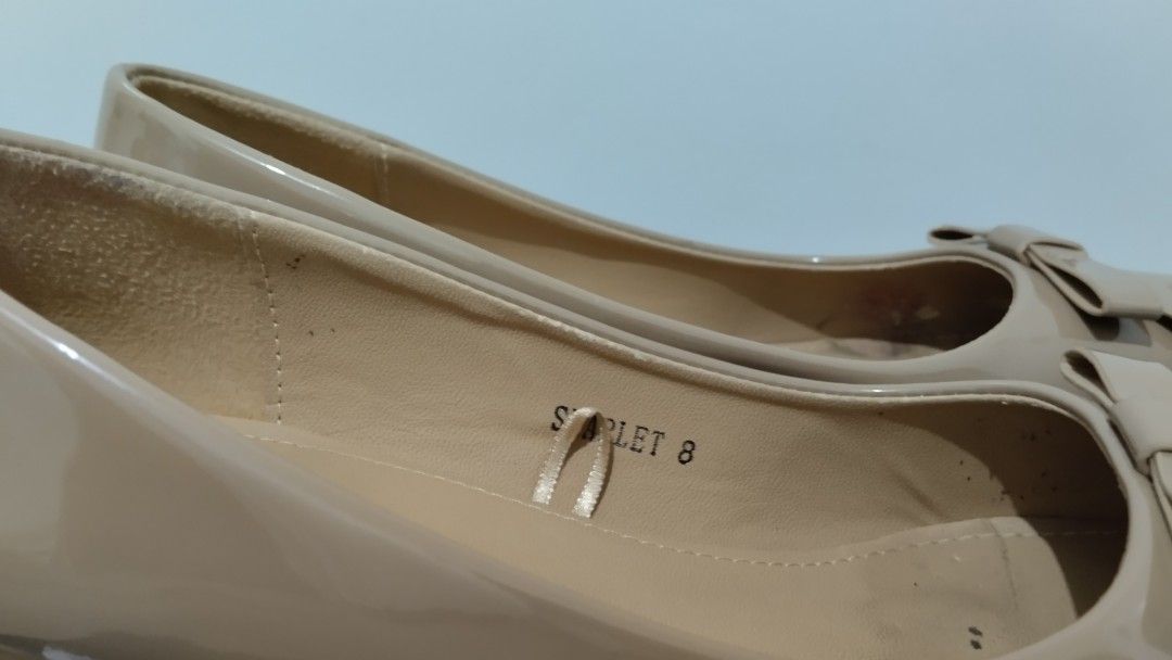 Parisian Heels Block Nude Women S Fashion Footwear Heels On Carousell