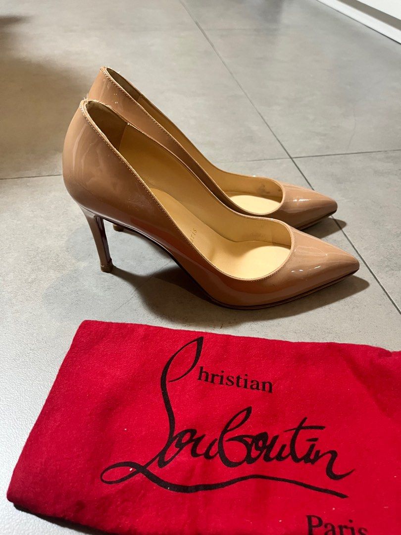 Christian Louboutin Nude Heels Carousell