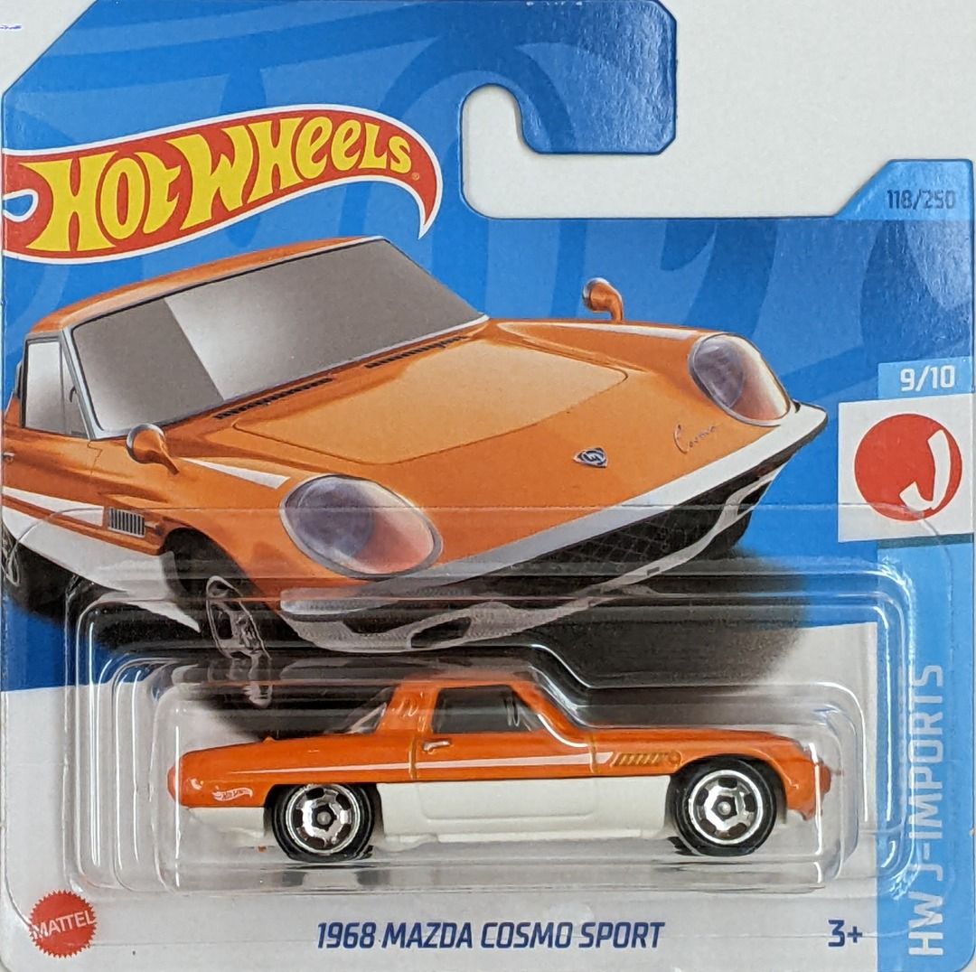 Hot Wheels Mainline Series Short Card JDM Honda CR X Civic Custom Mazda MX Miata Mazda Cosmo