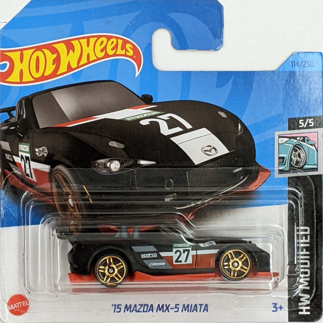 Hot Wheels Mainline Series Short Card JDM Honda CR X Civic Custom Mazda MX Miata Mazda Cosmo
