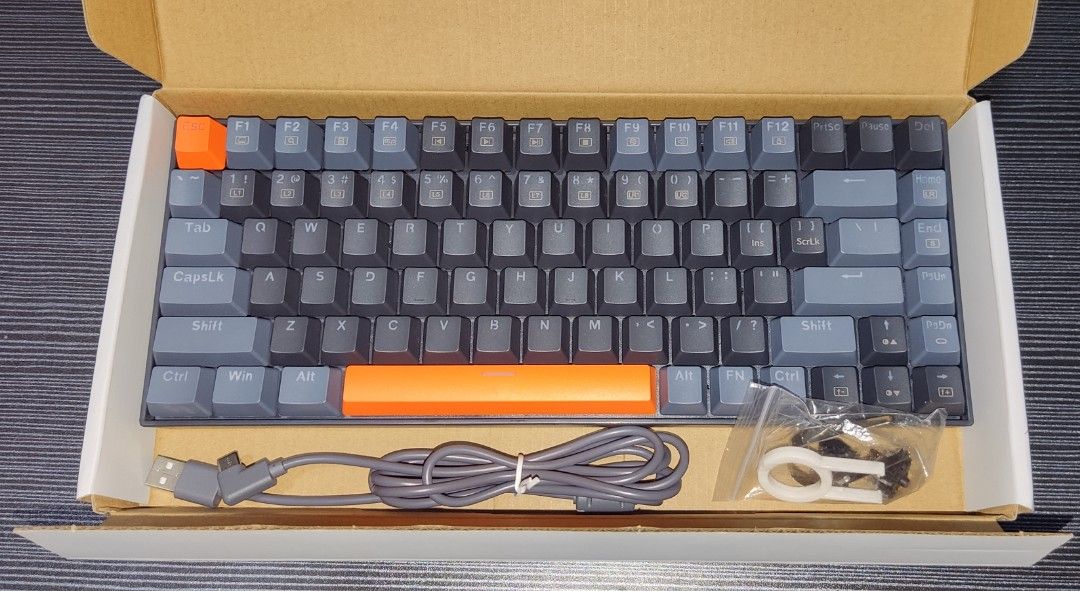 Machenike K500 B84 Wired Mechanical Keyboard Hot Swappable 84 Keys Gaming Keyboard LED Backlit