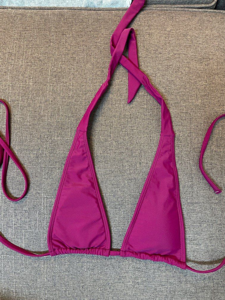 Nudeswim Julia Bikini Top In Berry Small Women S Fashion Swimwear