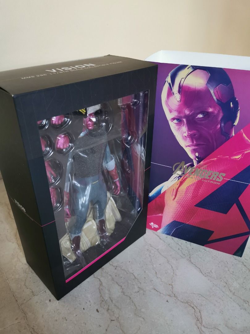 Mib Hot Toys Mms Avengers Age Of Ultron Vision Hobbies Toys Toys Games On Carousell