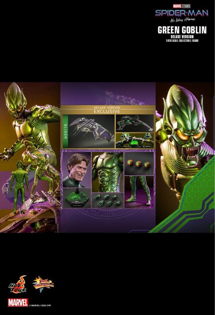 全新 Hot Toys MMS SPIDERMAN NO WAY HOME GREEN GOBLIN DELUXE VER 蜘蛛俠 不戰無歸 綠魔 Figure 玩具狂熱 豪華版