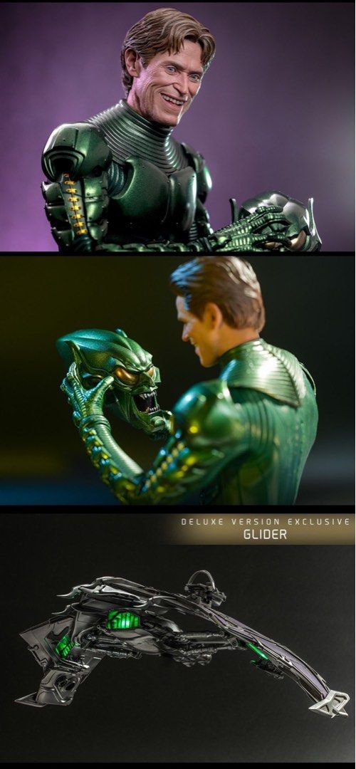 全新 Hot Toys MMS SPIDERMAN NO WAY HOME GREEN GOBLIN DELUXE VER 蜘蛛俠 不戰無歸 綠魔 Figure 玩具狂熱 豪華版