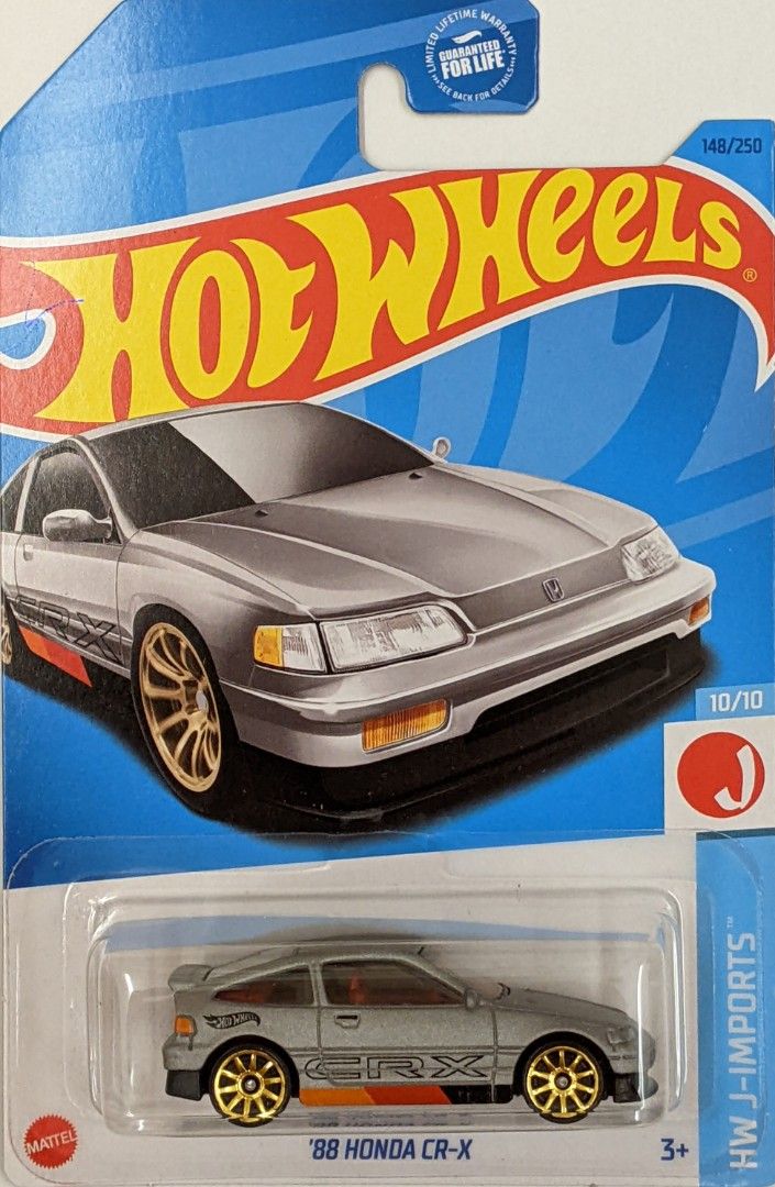 Hot Wheels Mainline Series Short Card Jdm Honda Cr X Civic Custom Mazda Mx Miata Mazda Cosmo