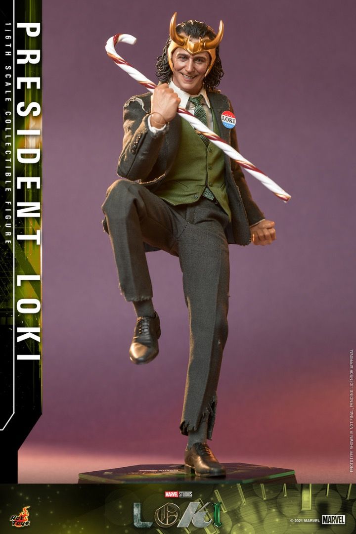 全新現貨 Hot Toys TMS066 President Loki 1 6 Figure 總統洛基 Marvel 興趣及遊戲 玩具 遊戲類 Carousell