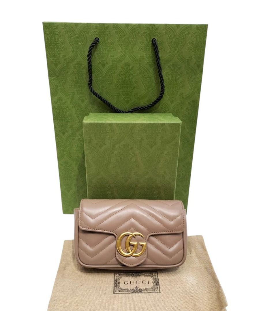 Gucci Nude Marmont Super Mini With Receipt Senayan City Price