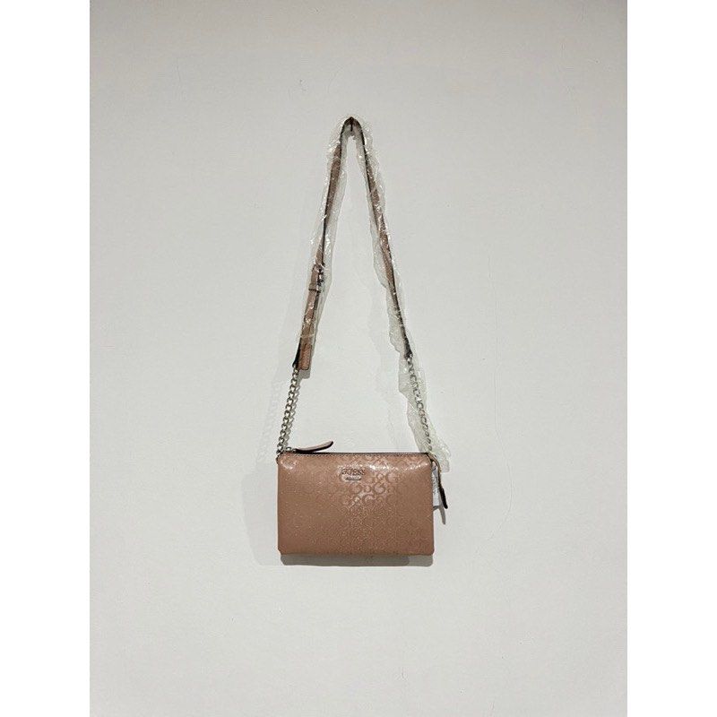 Guess Sling Bag Nude Barang Mewah Tas Dompet Di Carousell