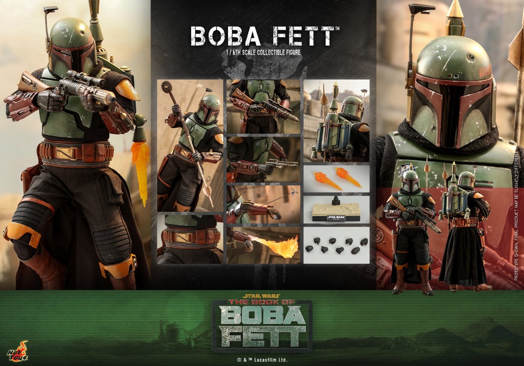 Hot Toys Tms Star Wars The Book Of Boba Fett Th Scale Boba Fett Hobbies Toys Toys