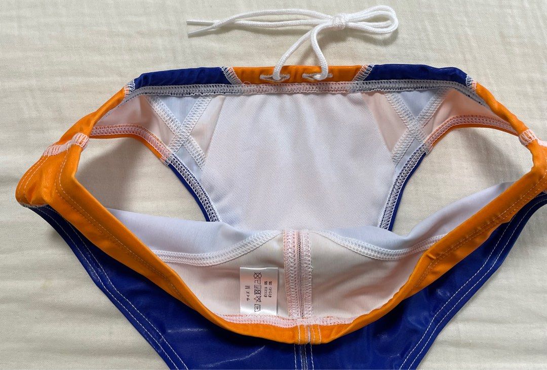 EGDE LWX Super Low Rise Bikini Swimming Trunk Orange Men S Fashion Bottoms Swim Trunks