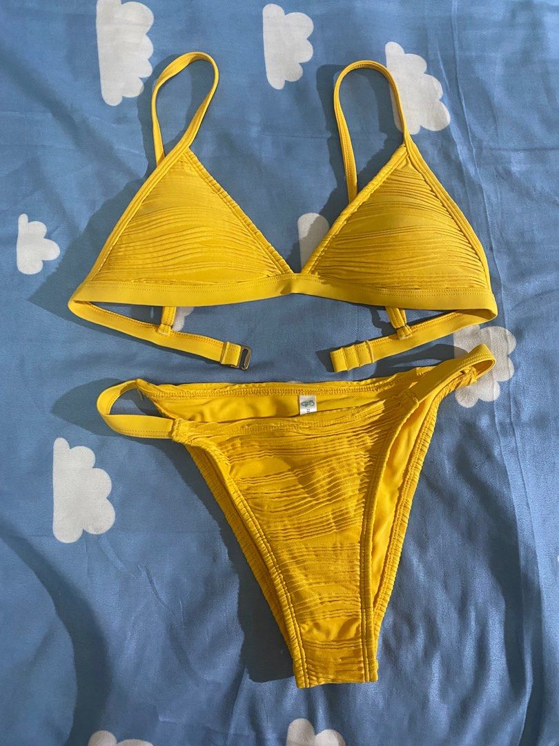 Eighth Mermaid Yellow Bikini Women S Fashion Swimwear Bikinis