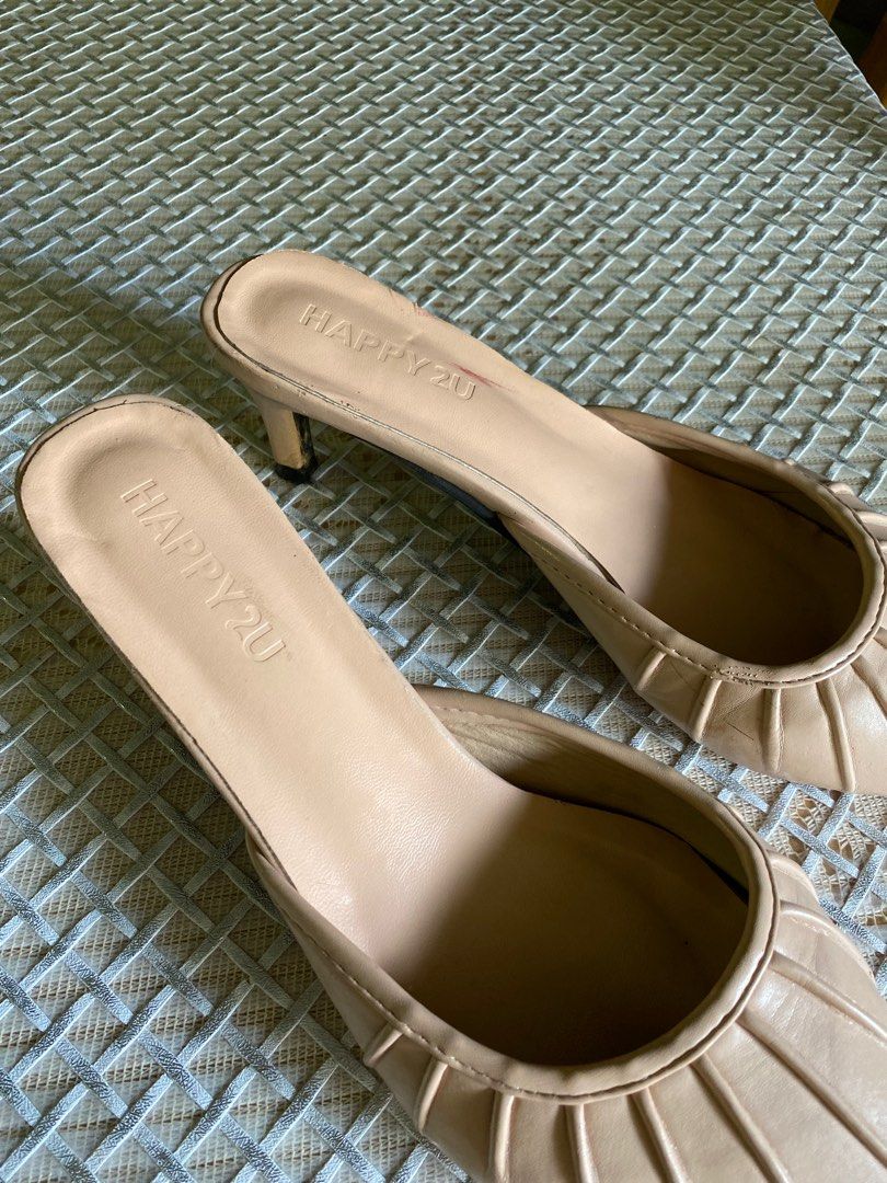 Home U Nude Heels Women S Fashion Footwear Heels On Carousell