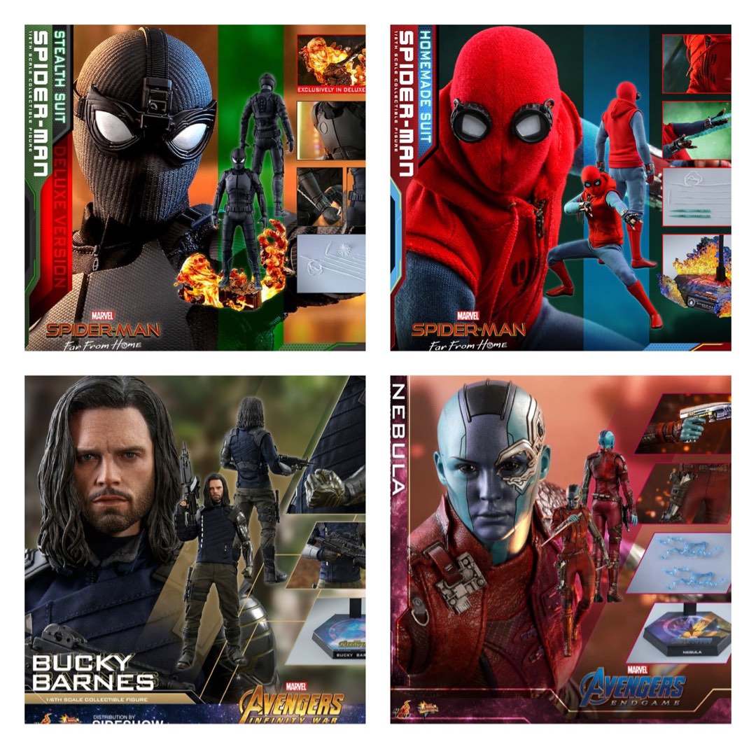 Hot Toys Misb Nebula Spider Man Bucky Hobbies Toys Toys Games On Carousell