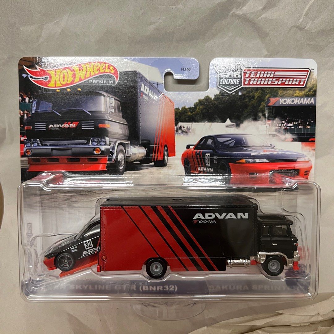 Hot Wheels Hotwheels Premium Car Culture Team Transport Nissan Skyline Gt R R Bnr