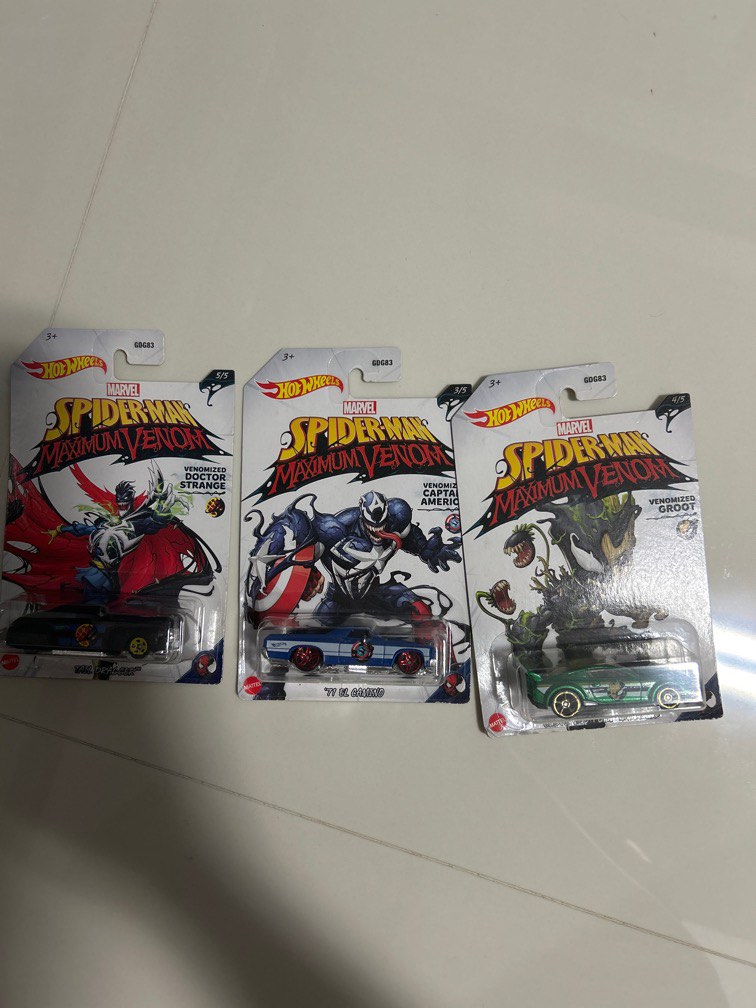 Hot Wheels Spiderman Maximum Venom Hobbies Toys Toys Games On Carousell