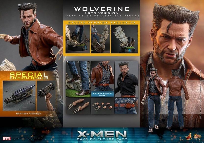 全新 現貨 連保養單 Hot Toys MMS559 MMS660B Wolverine 1973 Deluxe with Bonus Part Hottoys 狼人 豪華版 特別版