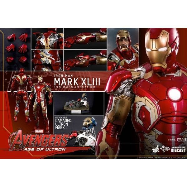 全新 啡盒未開 Rerun 版 Hottoys MMS D MMS Ironman Mark MK Iron Man Hot toys Marvel Age of