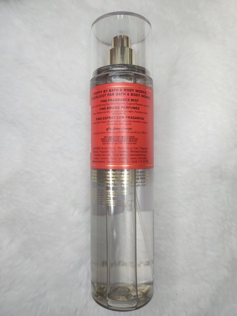 Bbw Poppy Fine Fragrance Mist Beauty Personal Care Fragrance