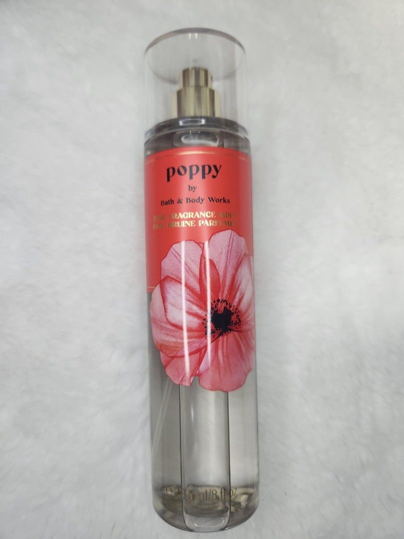 Bbw Poppy Fine Fragrance Mist Beauty Personal Care Fragrance