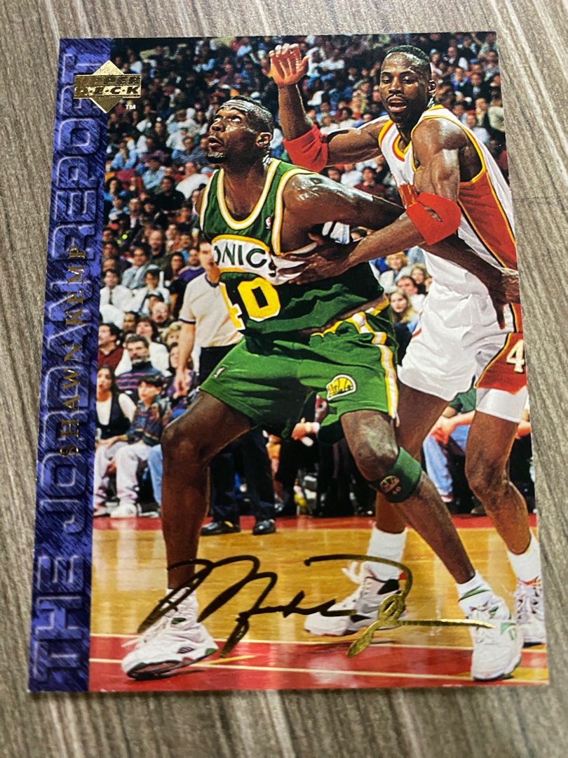 Shawn Kemp 1994 Upper Deck USA Basketball MJ Facsimile Gold Script