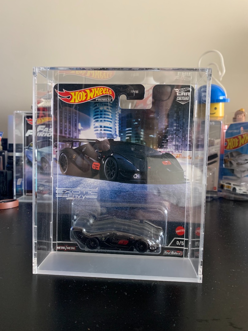 Hot Wheels Lamborghini Essenza SCV Black Exotic Envy Car Culture Chase Hobbies Toys