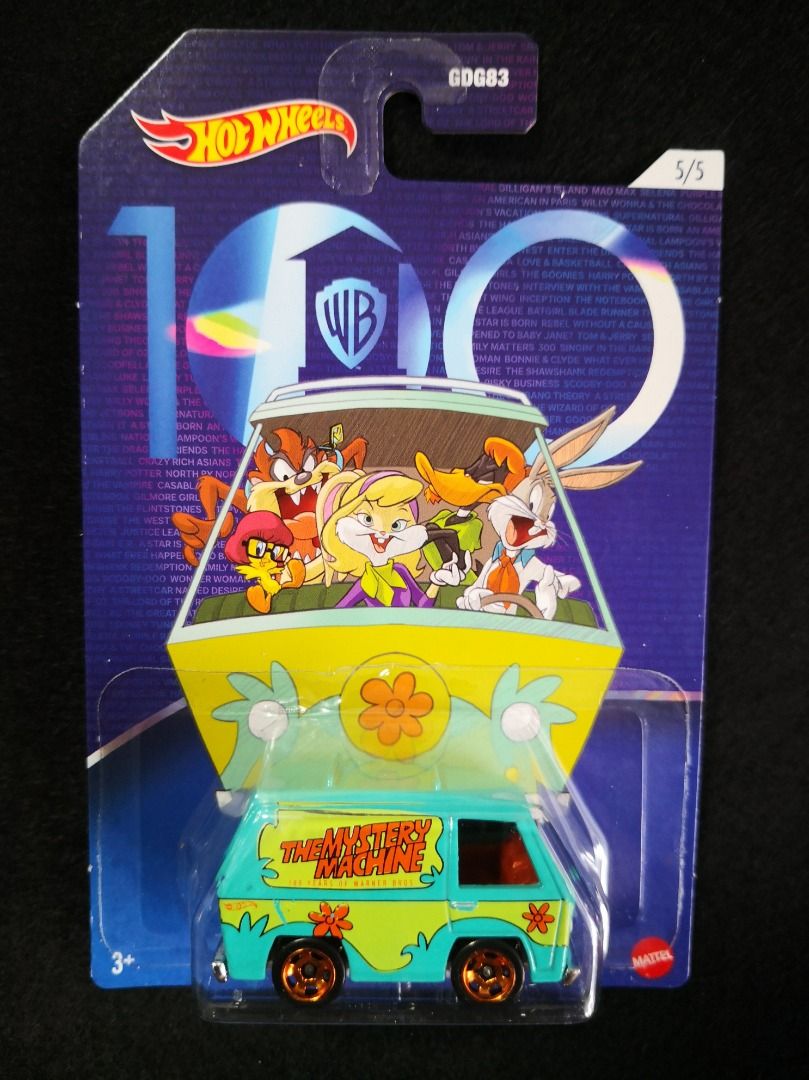 Hot Wheels The Mystery Machine Warner Bros Th Anniversary Scooby Doo Bug Bunny Hobbies