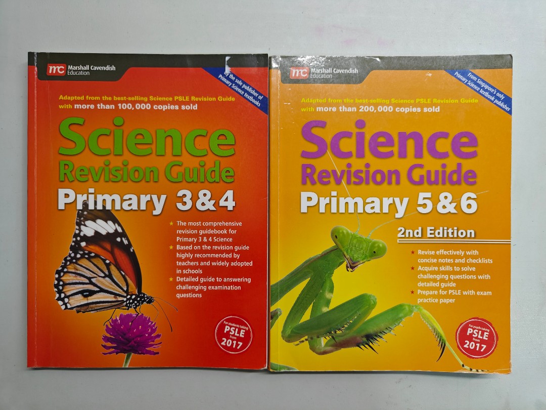 PSLE Science Science PSLE Revision Guide Primary 3 4 5 6 Hobbies