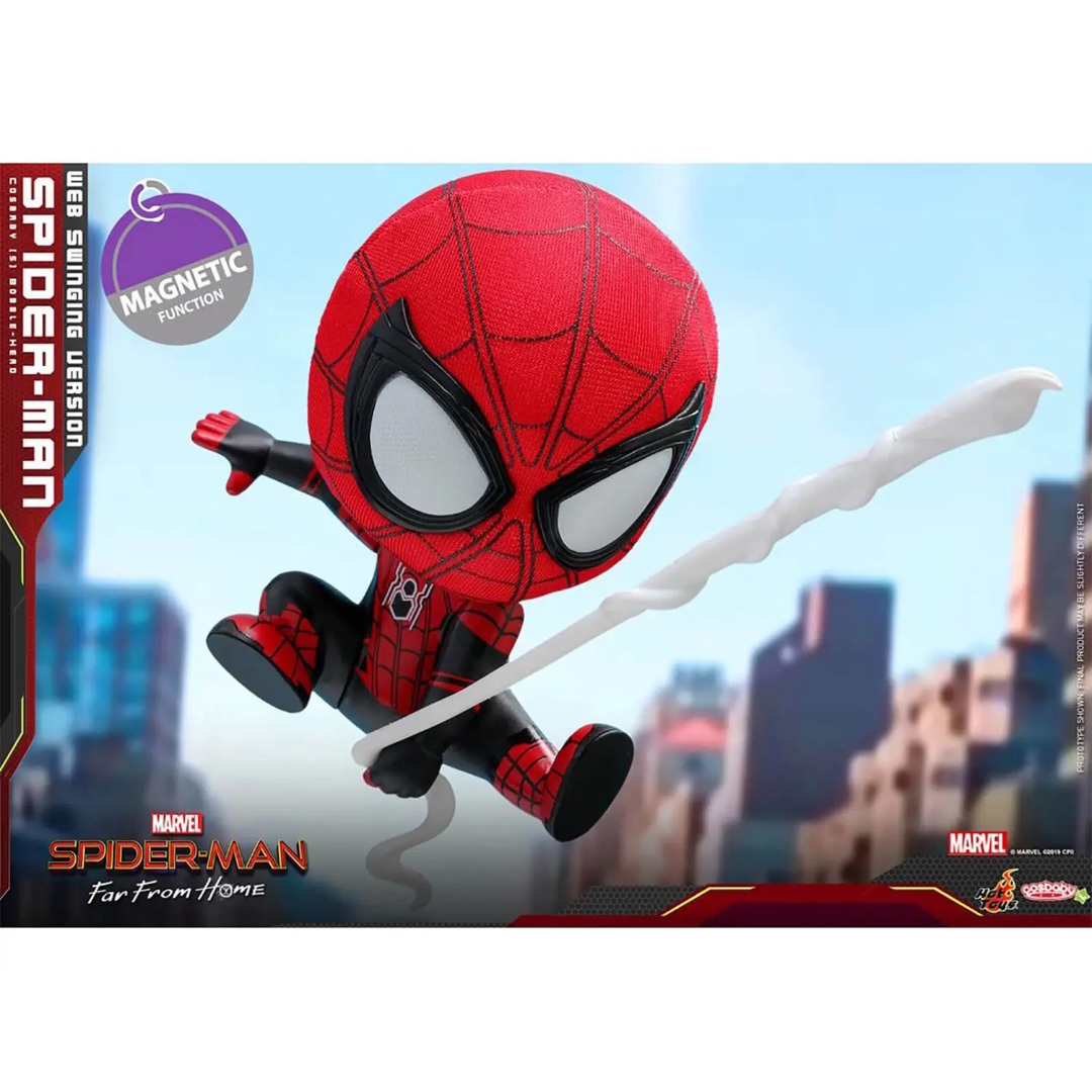 Hot Toys Cosbaby Spider Man Web Swinging Version Spider Man Far From Home