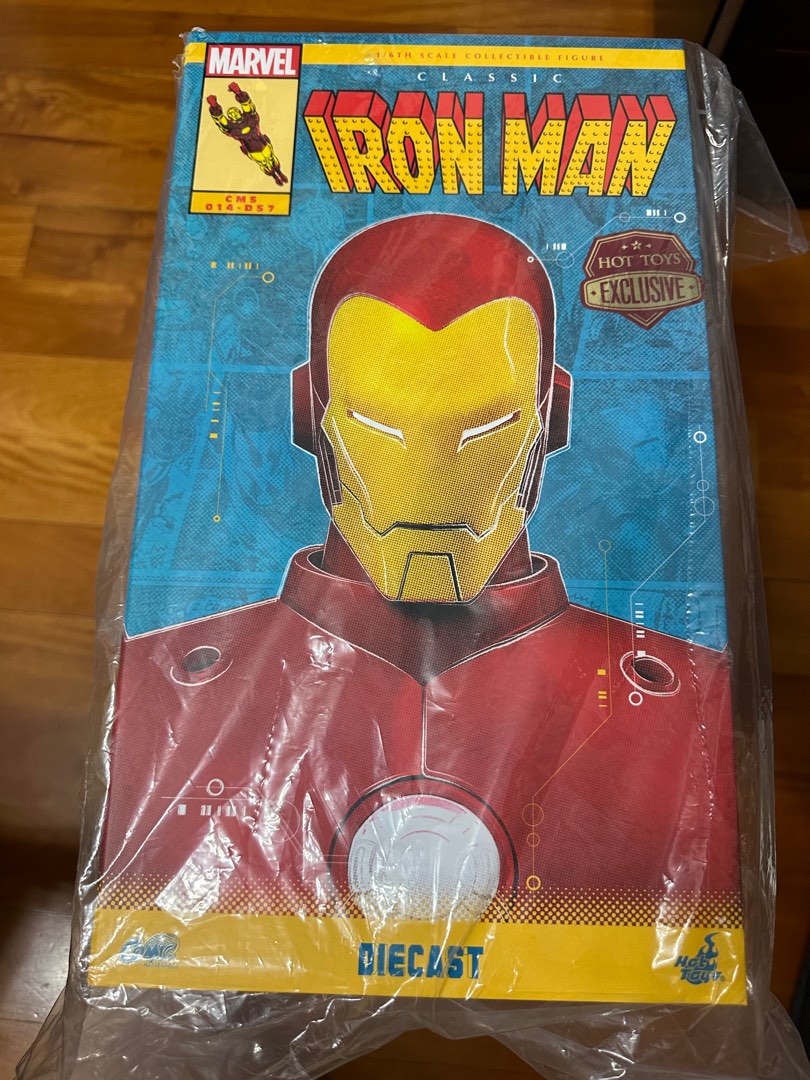 Hottoys Iron Man Classic cms014 Marvel Comic Ironman d57 cms014d57 hot toys toy hottoy 興趣及遊戲