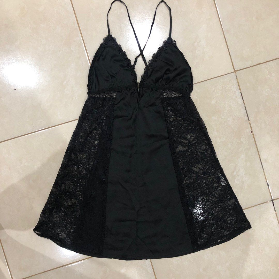 Lingerie Hitam Fesyen Wanita Pakaian Wanita Bawahan Di Carousell
